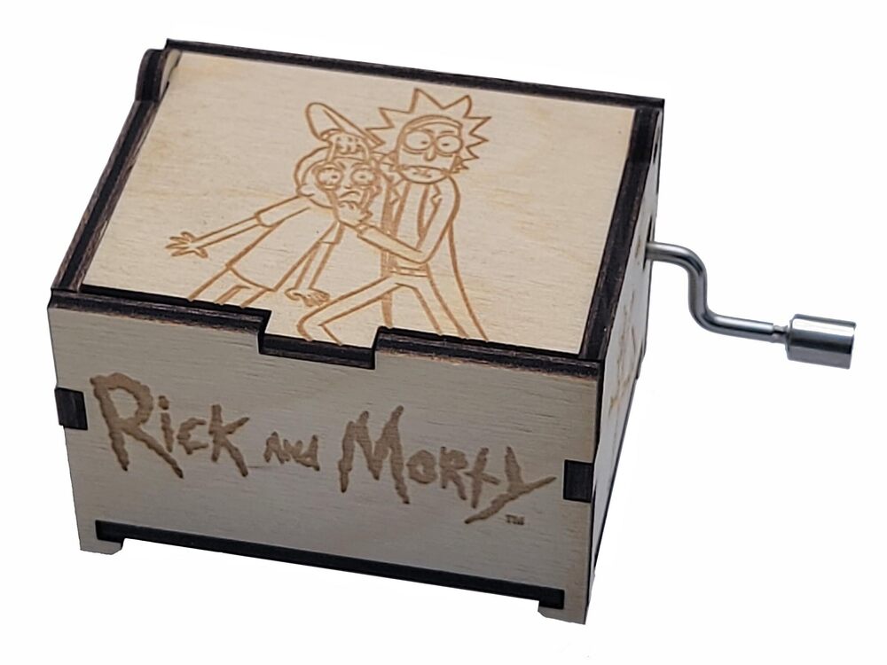 6881 Rick and Morty Mini Music Box with “Don't Look Back” Song Gifts